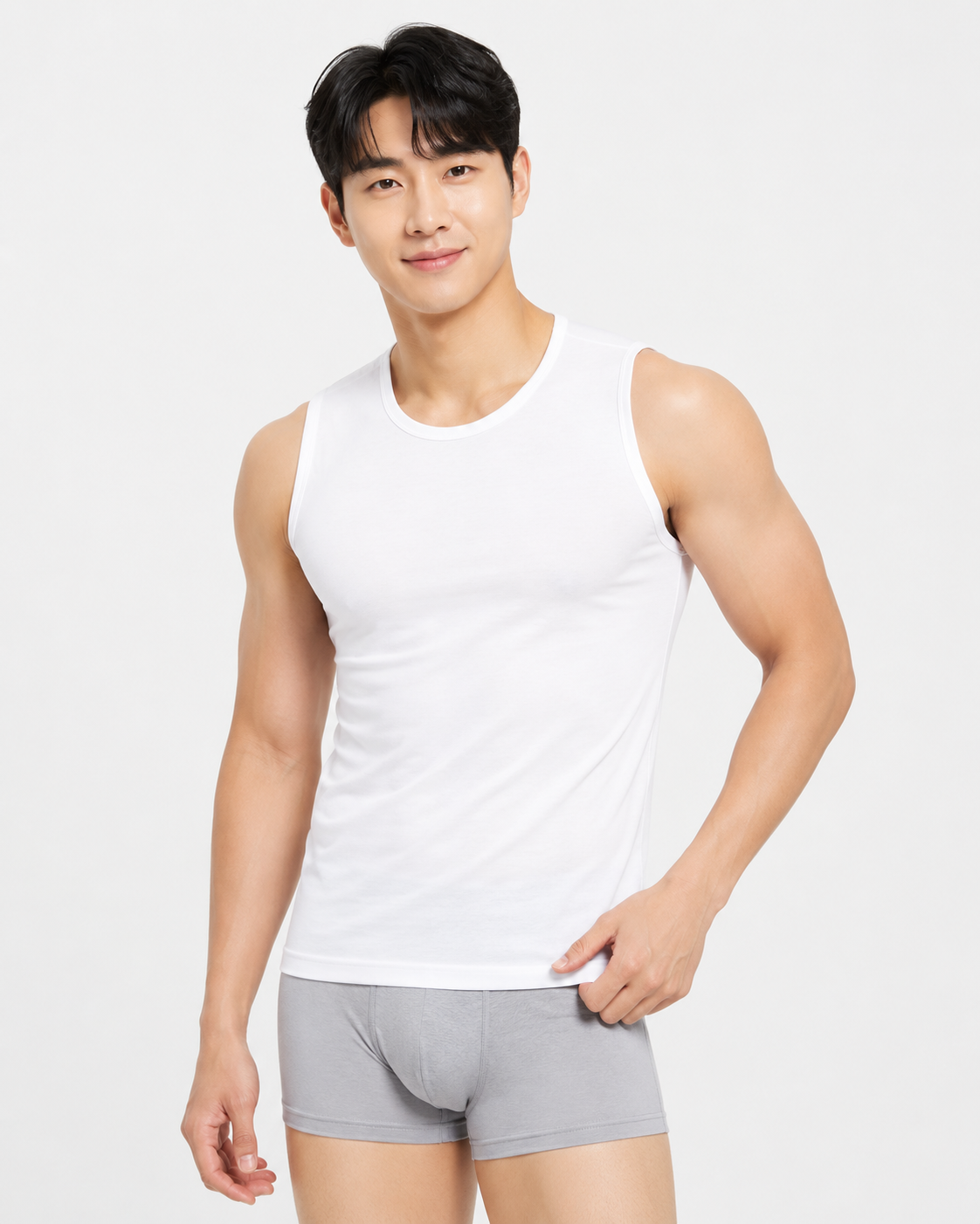 비와이씨 BYC 보디드라이 쿨 탱탑 남런닝 1매입 4462 - 상품 이미지