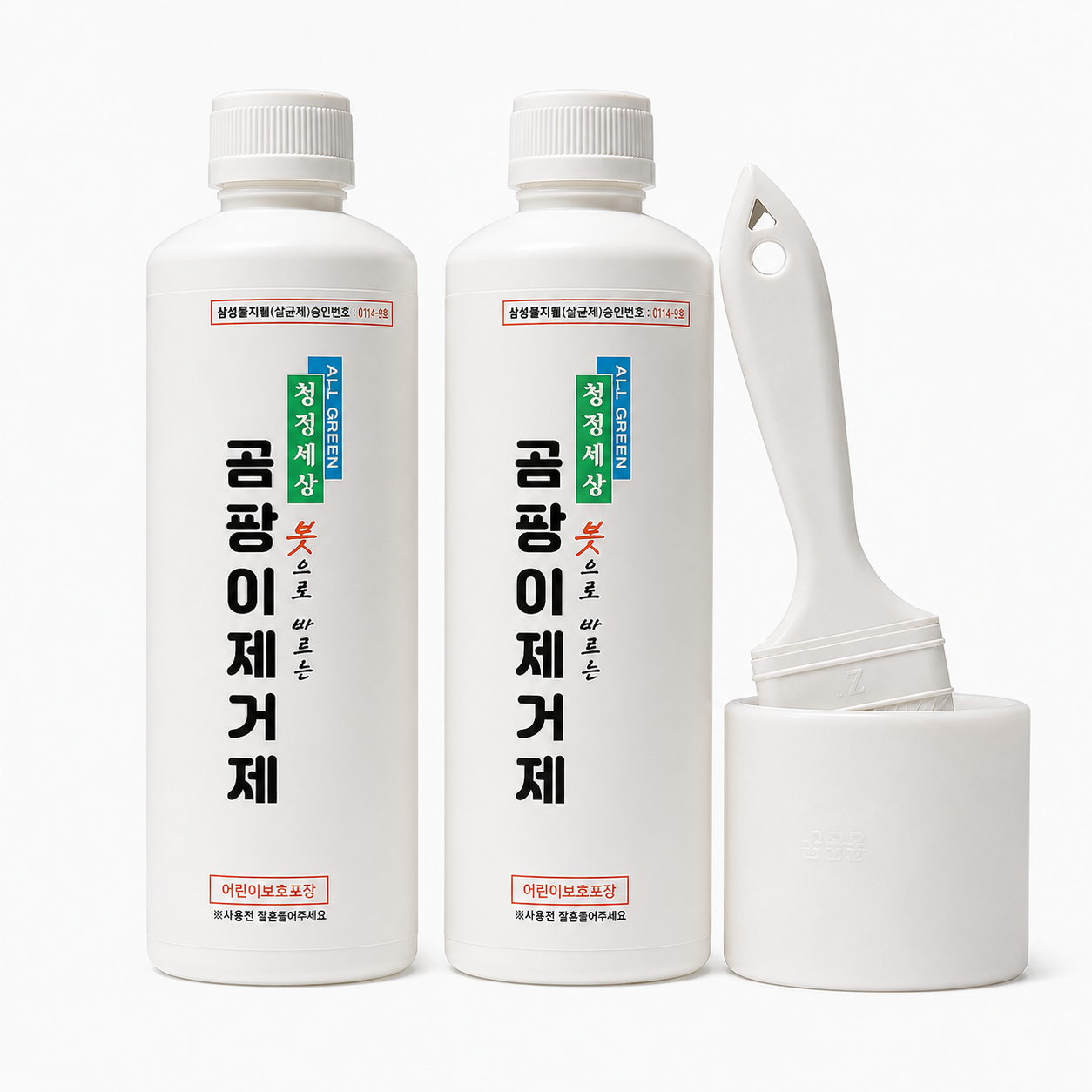 네이버 올그린코리아 청정세상 바르는 곰팡이 제거제 500g, 2개