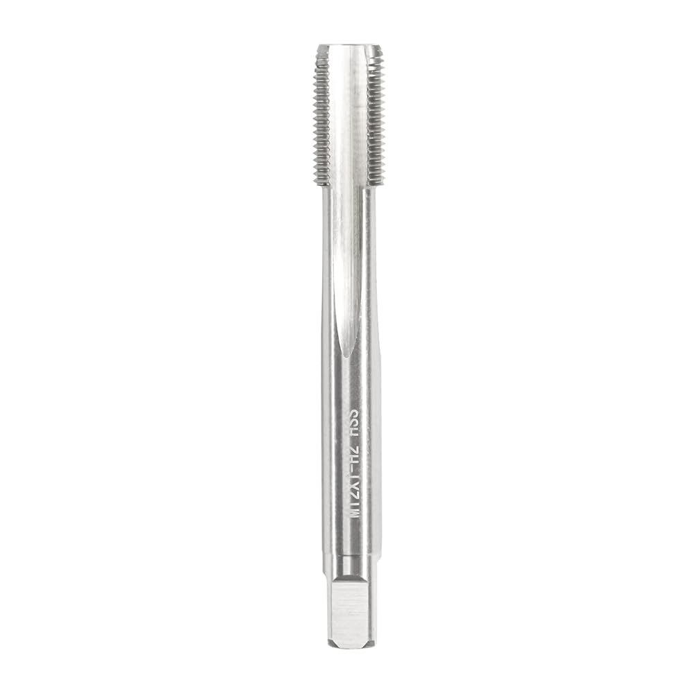 아세틸 M12 x 1.0 미터법 탭 및 다이 세트, 1.0mm HSS 기계 나사 1mm 합금 공구 강철 원형 오른손 M12x1.25mm - 상세 이미지 2