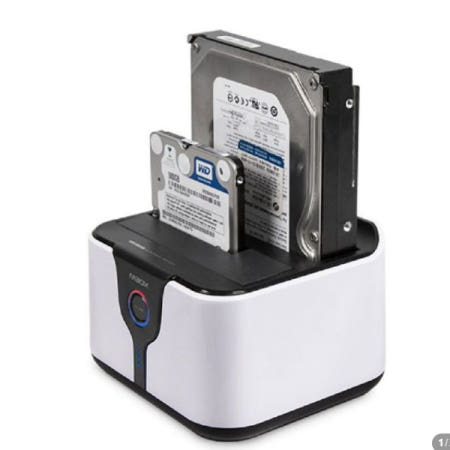 유니콘 USB3.0 2BAY HDD 외장하드 듀얼 도킹스테이션 DS-7000DUAL