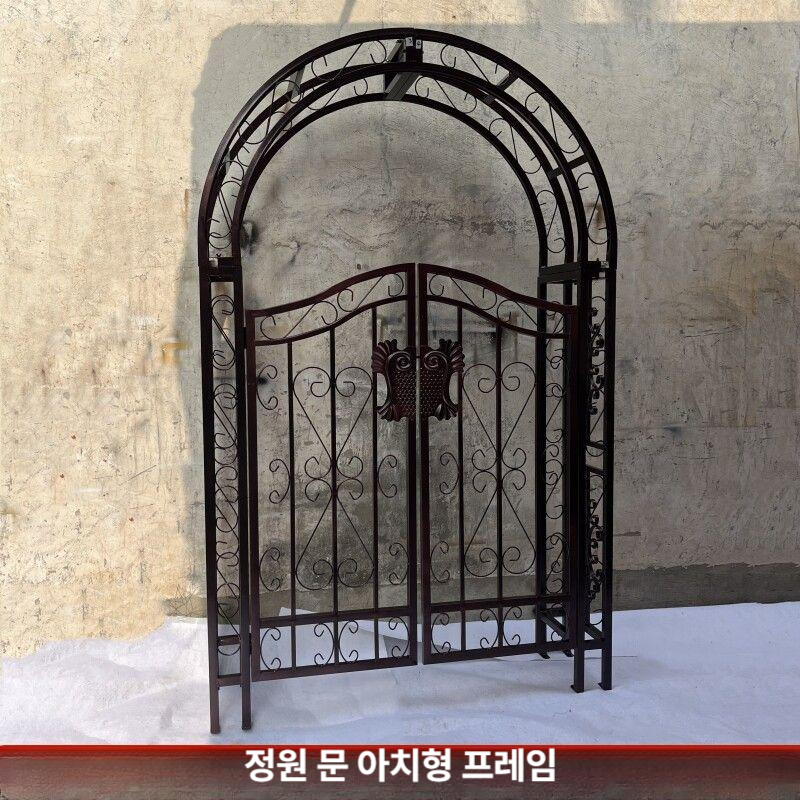 장미 아치 가든 지지대 철제 넝쿨 정원 오벨리스크 펜스 덩쿨 대문 - 상세 이미지 2