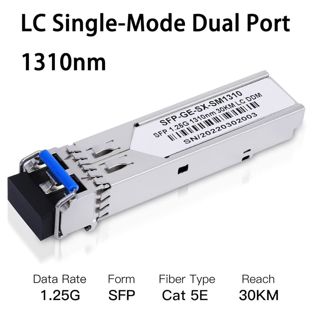 Cisco GLC-LH-SMD, 유비퀴티 유니파이, 메라키 MA-SFP-1GB-LX10, 포티넷, 마이크로틱, TP-링크, 넷기어, TL-SM311LS, D-링크용 1.25G SF - 상세 이미지 3