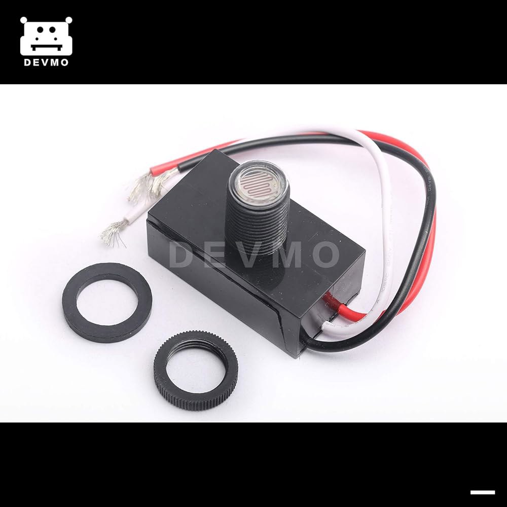 DEVMO 광전 스위치 포토셀 황혼에서 새벽 버튼 플러시 마운트 포토 컨트롤 모듈 - 상세 이미지 3