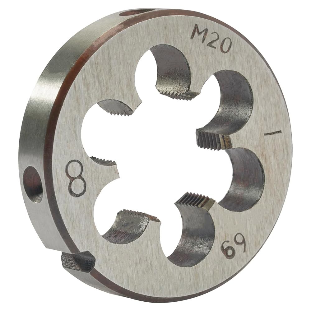 아세틸 M20X1 핸드 탭 및 다이 세트, M20X1mm 메트릭 스레드 라운드 오른손 M14X1.0 - 상세 이미지 3