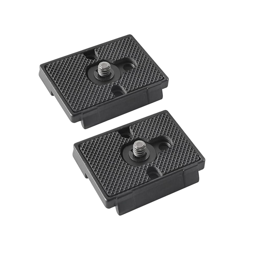 1/4 -20 Bogen 3157N Manfrotto 200PL-14 RC2 카메라 삼각대용 Regetek 2팩 퀵 릴리즈 플레이트(BHQ2 128RC / 128RCNAT 141R - 상품 이미지