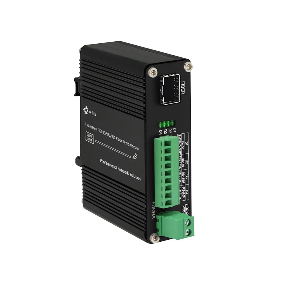 산업용 직렬 RS232 RS485 RS422에서 파이버 컨버터 양방향 고속 광 모뎀 SFP 슬롯 오버 컨버터로 전환 - 상품 이미지