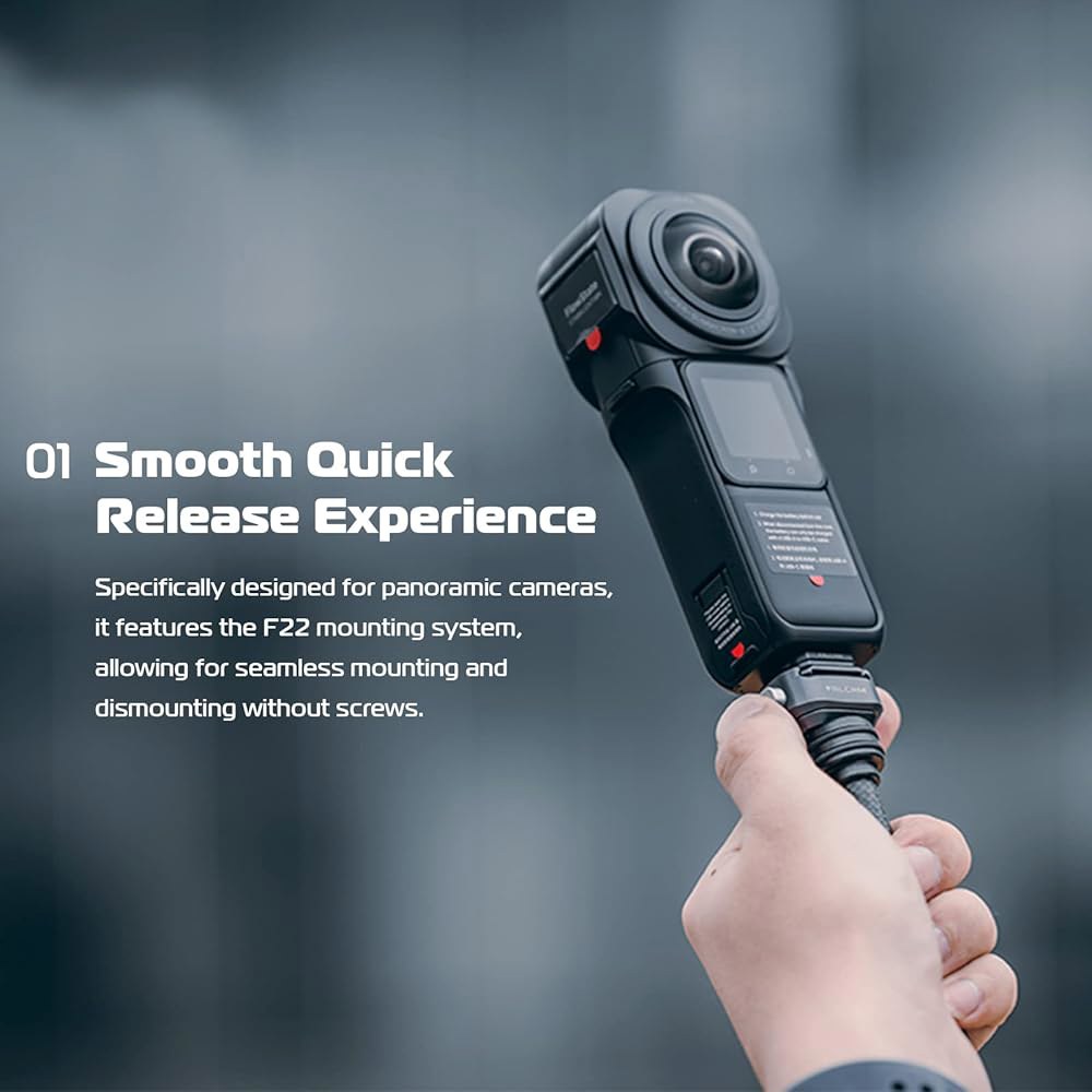 ULANZI Falcam F22 Insta360용 퀵 릴리스 키트, 카메라 장착 어댑터, 1/4인치 스레드를 QR 시스템으로 변환, 사진작가용 액세서리, Insta ONE RS, - 상세 이미지 2