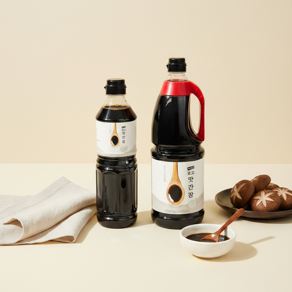 하진이네 표고맛간장 국내산 만능간장 쯔유 500ml 900ml - 상세 이미지 4