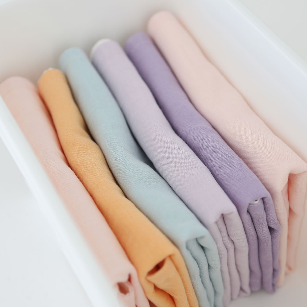 이중소창 소창행주 무형광 국산 워싱 KC인증 순면 바이오워싱 정련완료 행주 - 상세 이미지 2