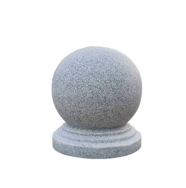 석재 볼라드 화강암 차량 진입 방지 주차 차단 경계석 지름 20cm 스톤 볼 - 상품 이미지