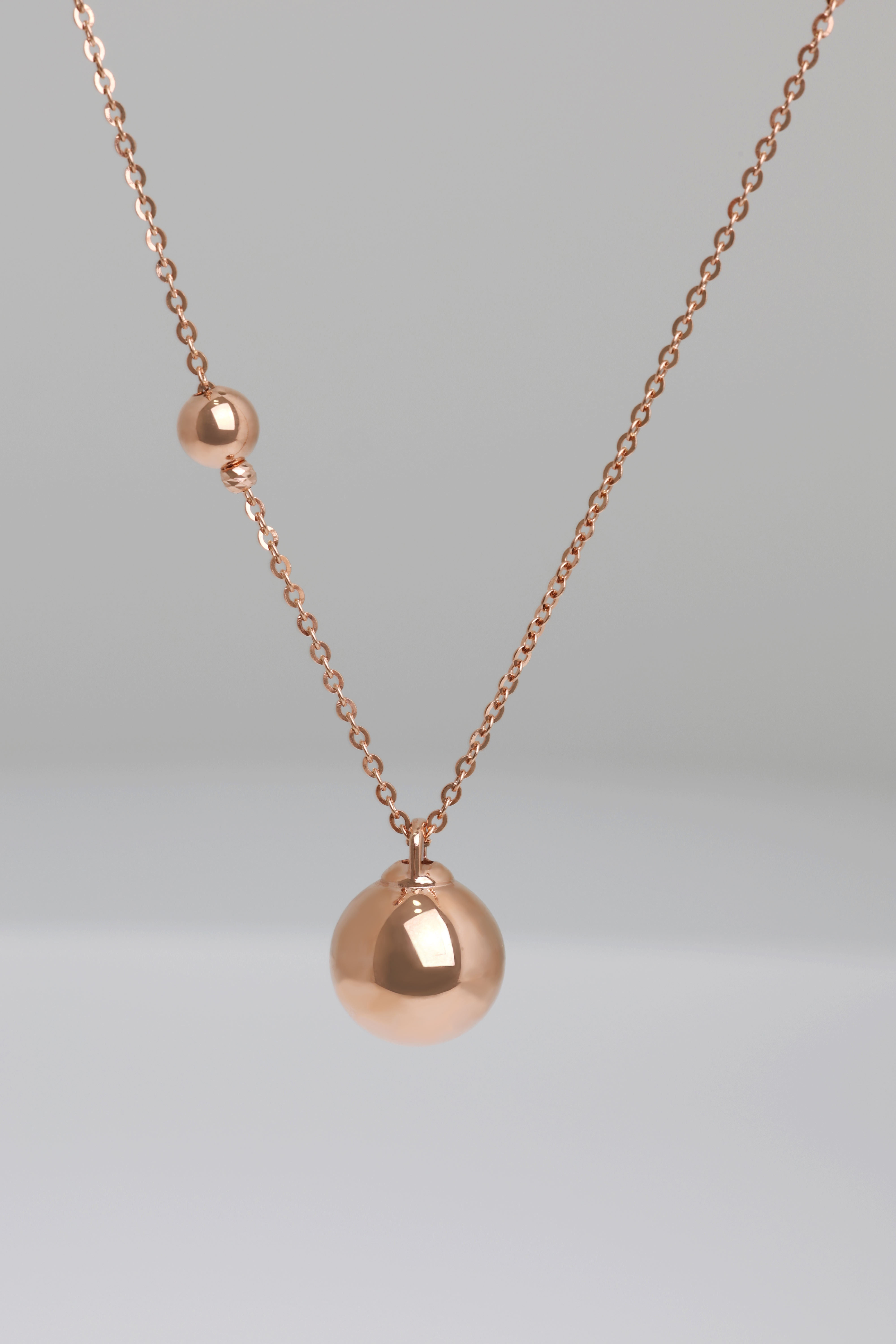 왕볼 펜던트 목걸이 라지 14k 18k - 상세 이미지 2