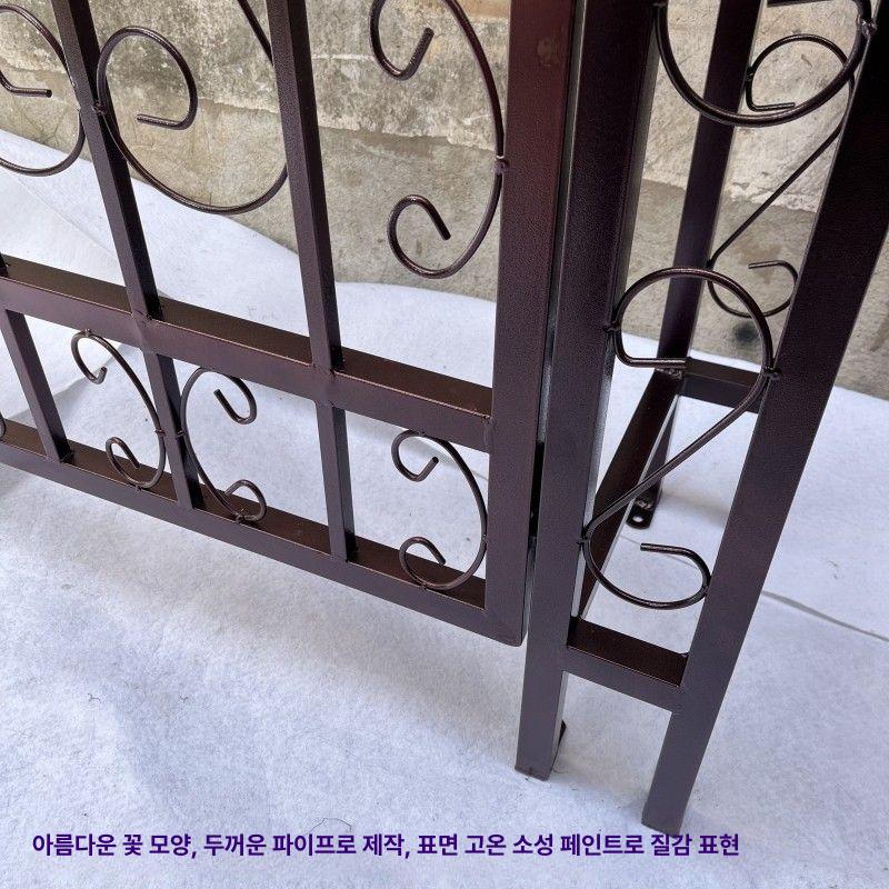 장미 아치 가든 지지대 철제 넝쿨 정원 오벨리스크 펜스 덩쿨 대문 - 상세 이미지 5