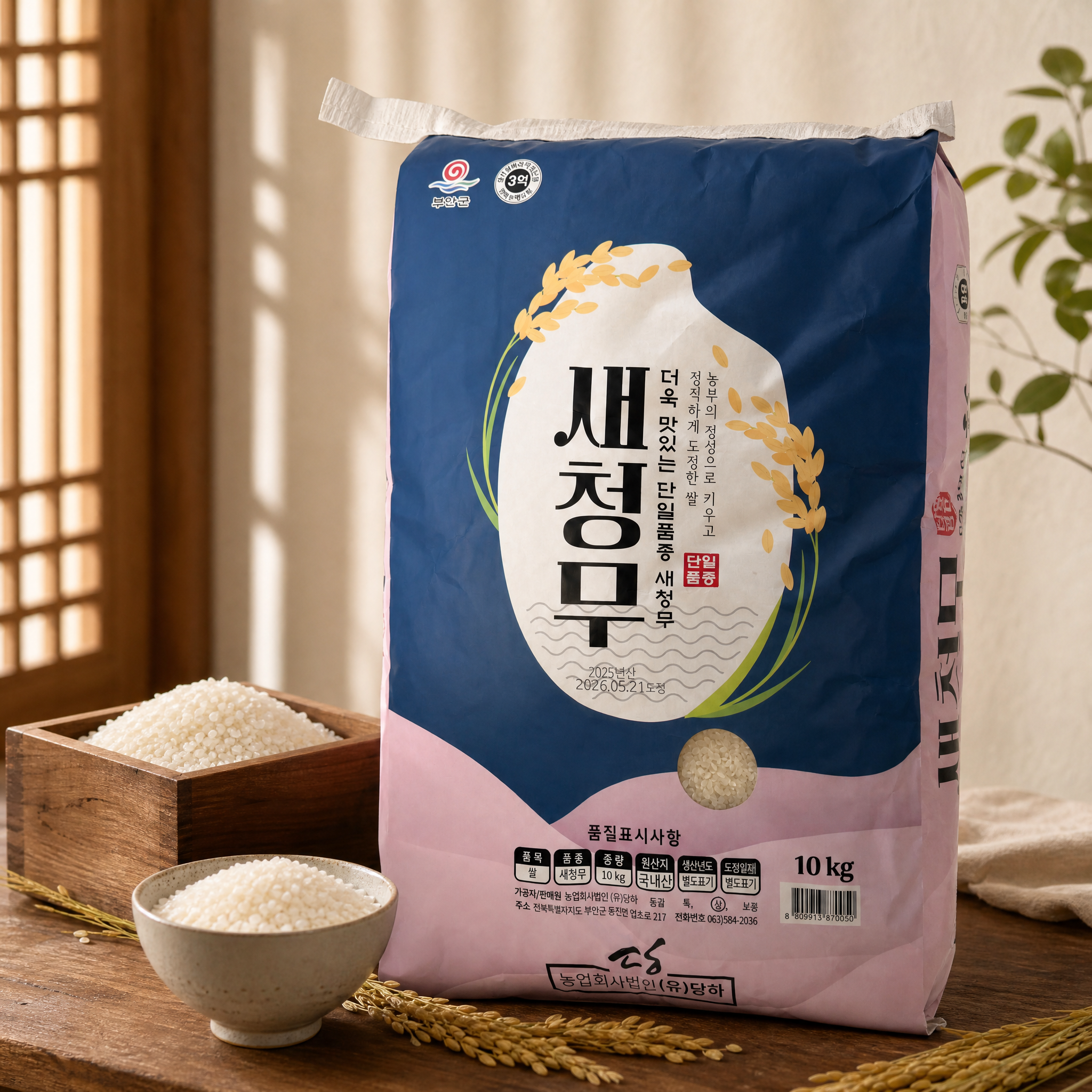 농업회사 새청무 쌀 10kg 상품 햅쌀 당일도정 - 상품 이미지