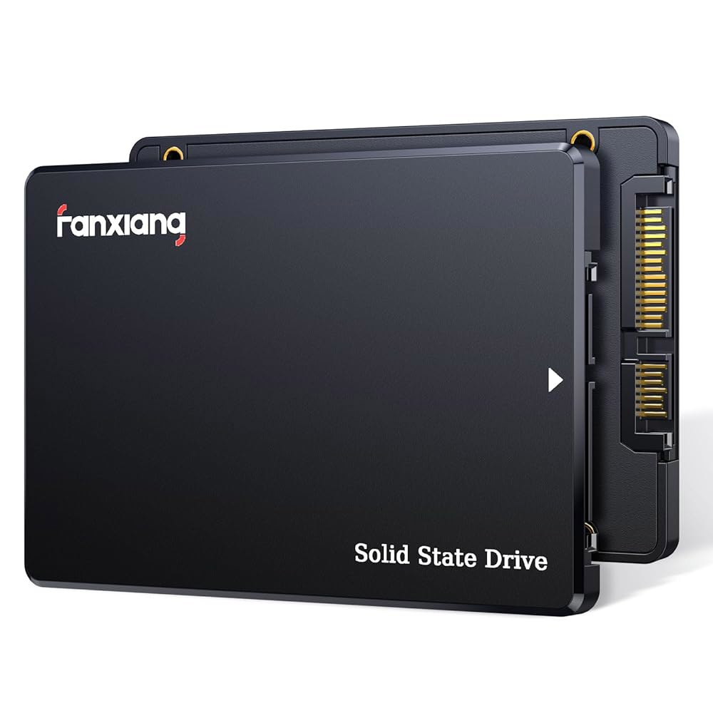 판샹 4TB SATA SSD 2.5인치 III 6Gb/s 내장 솔리드 스테이트 드라이브 최대 500MB/s 3D NAND SLC 캐시, 노트북 및 PC 데스크톱 성능 향상 7mm( - 상품 이미지