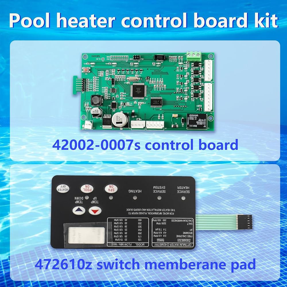 GearUp 업그레이드 42002-0007s 컨트롤 보드 키트 472610Z 스위치 멤브레인 패드, Sta-Rite SR200 / SR33 SR400용 Pentair MasterT - 상세 이미지 3
