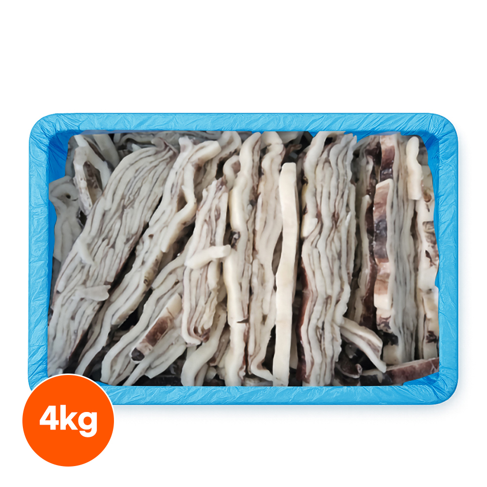 냉동 오징어채 4kg 몸채 귀채 인도양 중국산 몸귀채 - 상품 이미지