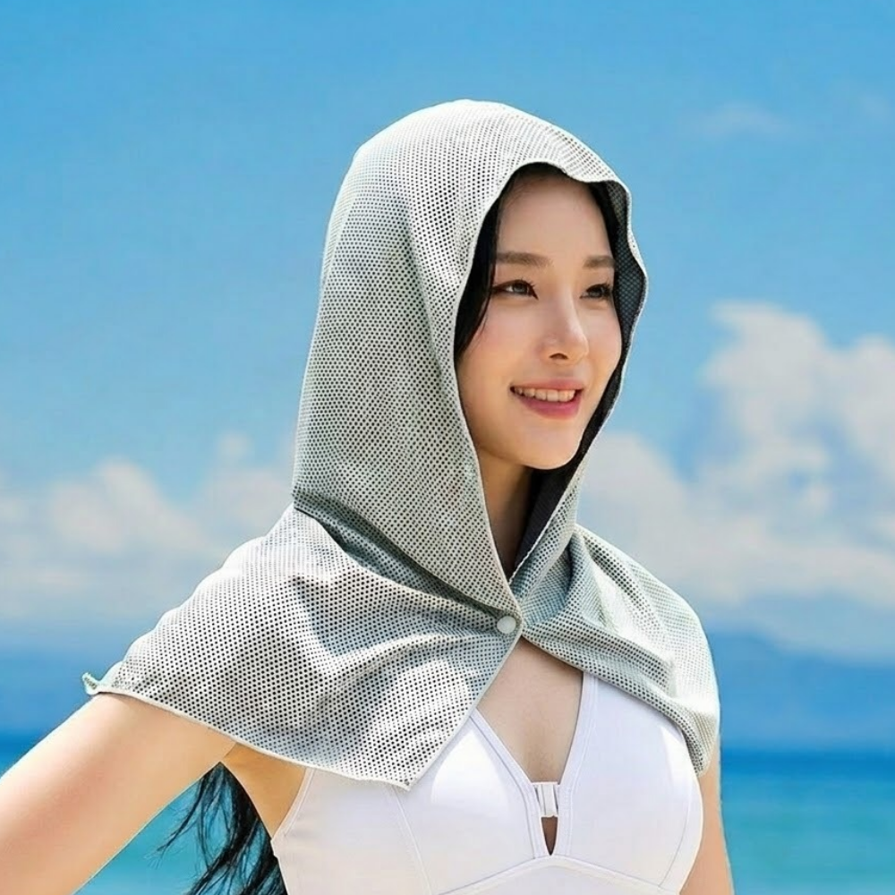 아이스 쿨링 후드 두건 수건 넥커버 UV차단 메쉬 여름 작업 등산 이미지 7