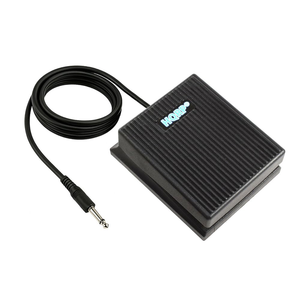 알레시스 SR-16 SR-18 롤랜드 CR-1000 드럼 머신 DP-2 댐퍼 지속 페달과 호환되는 HQRP 풋 스위치 - 상품 이미지