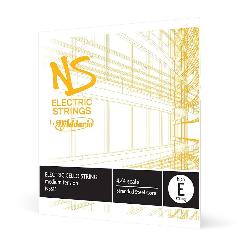 다다리오 NS 일렉트릭 첼로 싱글 하이 E 스트링, 4/4 스케일, 중간 장력 D String - 상품 이미지