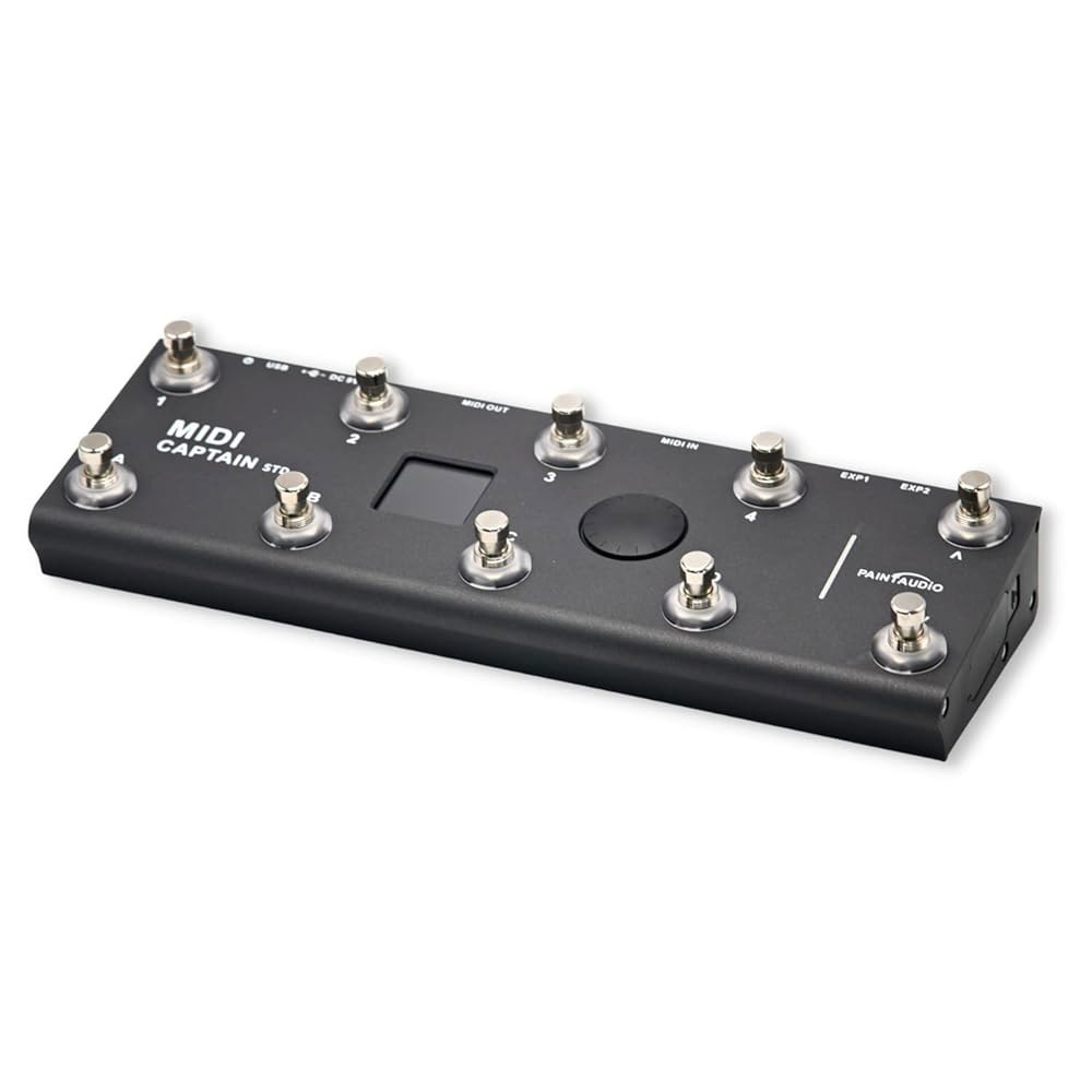 PAINTAUDIO MIDI 캡틴 풋 컨트롤러 멀티 이펙트 키보드 신디사이저 USB-MIDI 음악 소프트웨어 바이어스 시간 엔진 기능 지원 모든 PC /CC /Note 커맨더 10