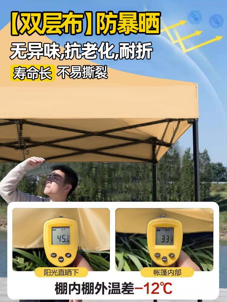 야외 옥상 주방 방역 그늘막 행사용 접이식 차박 캐노피천막 야외천막 행사용천막 텐트 대형 - 상세 이미지 5