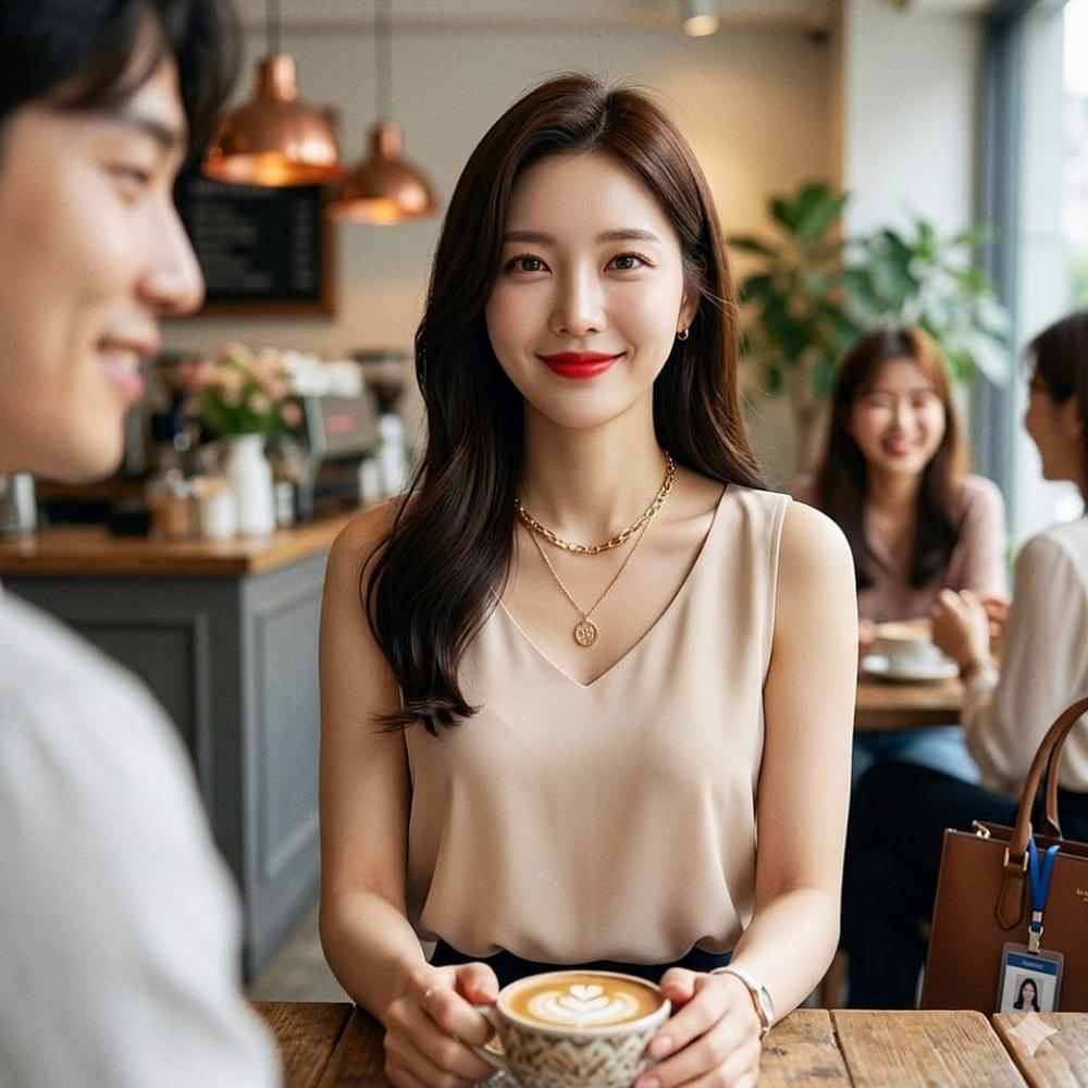 여자 정장나시 셔츠 블라우스 여성 민소매 끈나시 이너웨어 여름 하객룩 - 상품 이미지