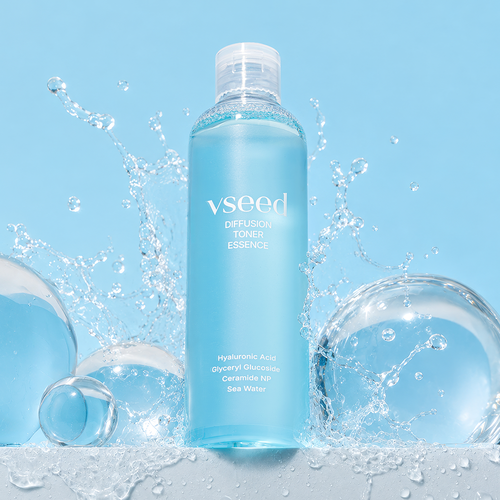 브이씨드 디퓨전 수분 토너 에센스 250ml 해수42% 히알루론산 - 상품 이미지
