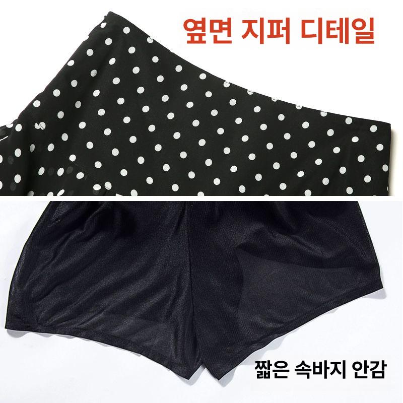 여성 라인댄스 스커트 줌바 사교 라틴댄스복 여성스커트 쉬폰 스포츠 - 상세 이미지 5