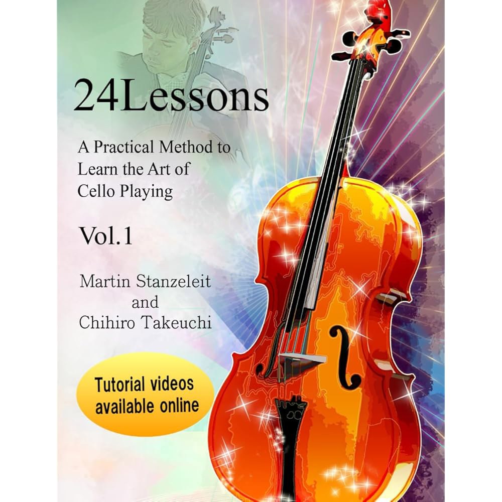 첼로 연주의 예술을 배우는 실용적인 방법 24개의 레슨 Vol.1 - 상품 이미지
