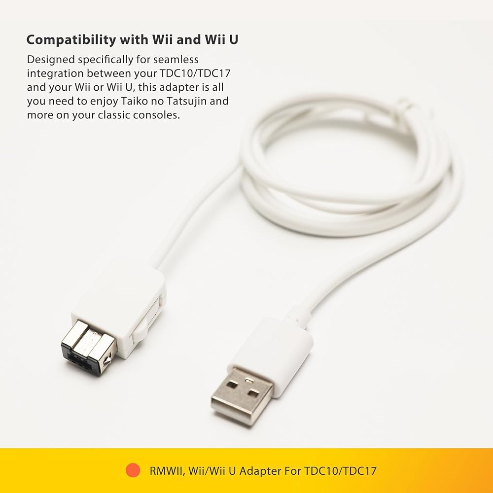 TDC10 및 TDC17 드럼 컨트롤러용 리듬마기카 RMWII 어댑터 u2013 Wii - 상세 이미지 3