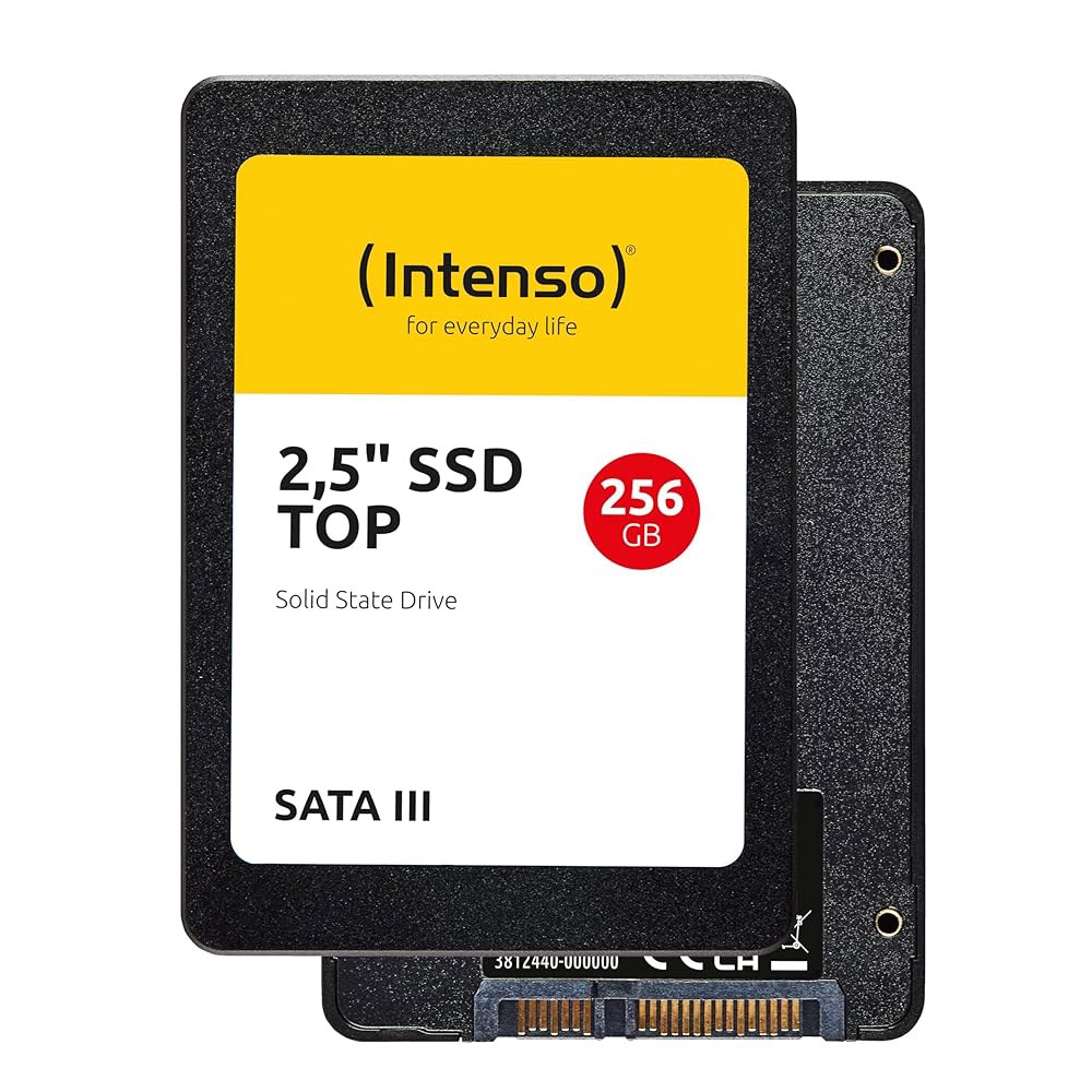 Intenso 2.5인치 256GB SATA III 프리미엄 성능 솔리드 스테이트 드라이브(3812440) 1 TB - 상품 이미지