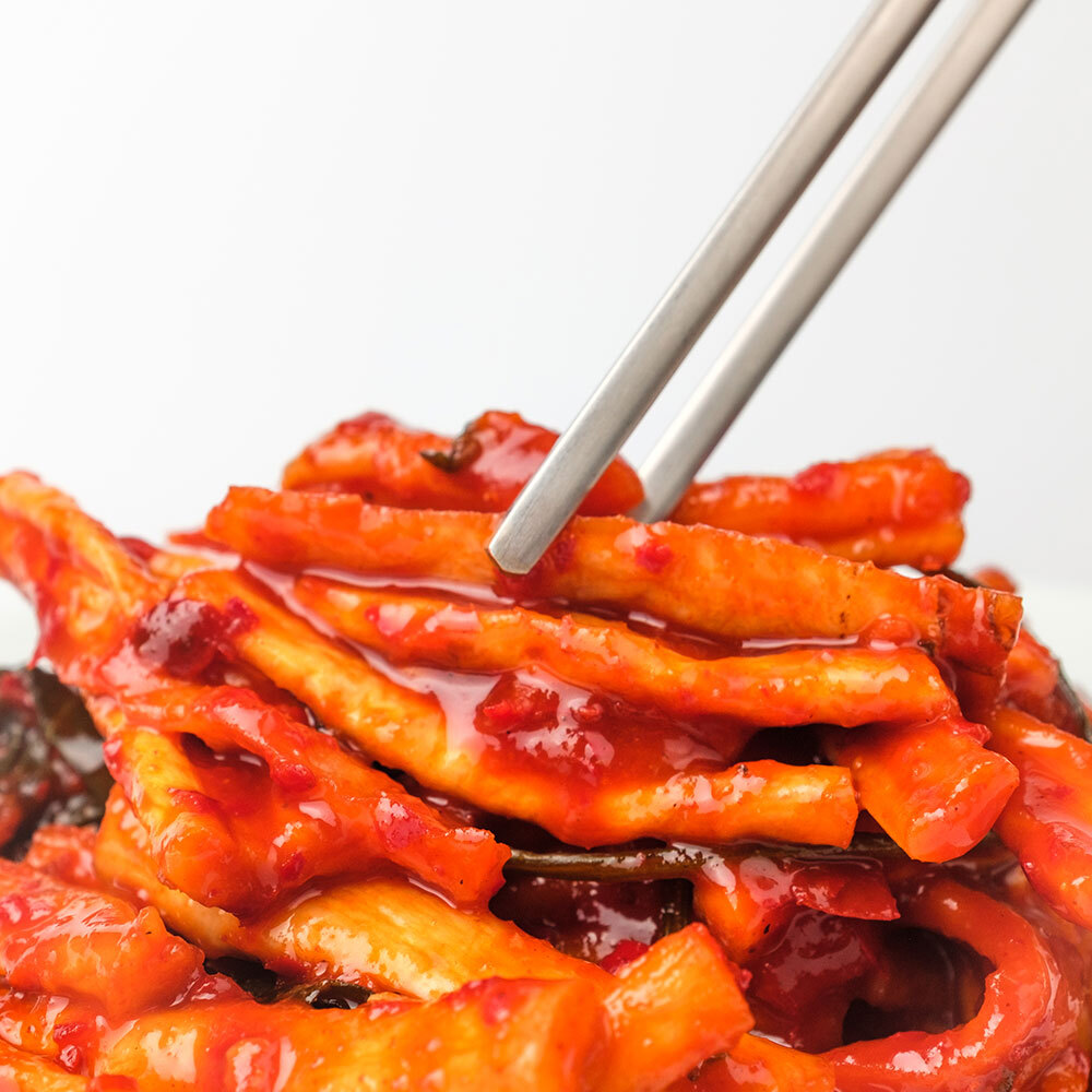 구첩반상 오독오독 식감천재 매콤달콤 무말랭이 무침 1kg 외 반찬거리 - 상세 이미지 4
