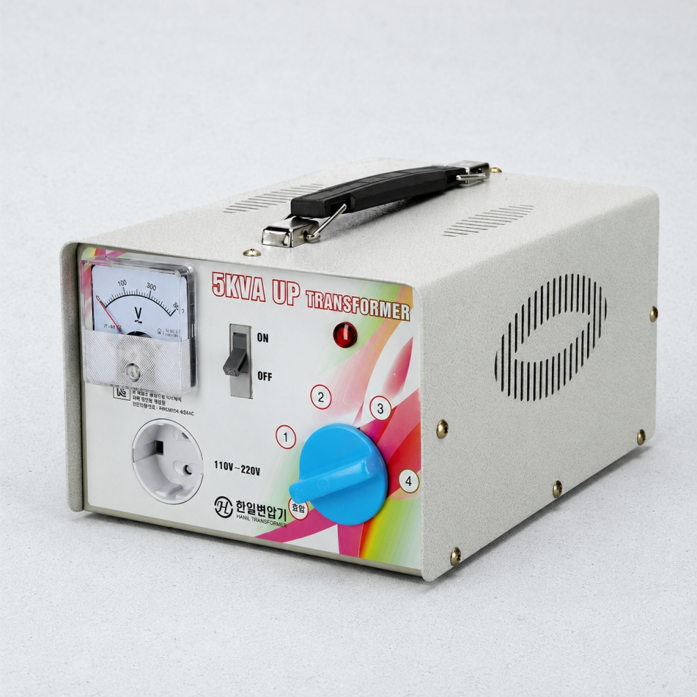 가정용 소형 변압기 HI-5KVA 5000VA 110V~220V 승압 트랜스 한일트랜스 - 상품 이미지