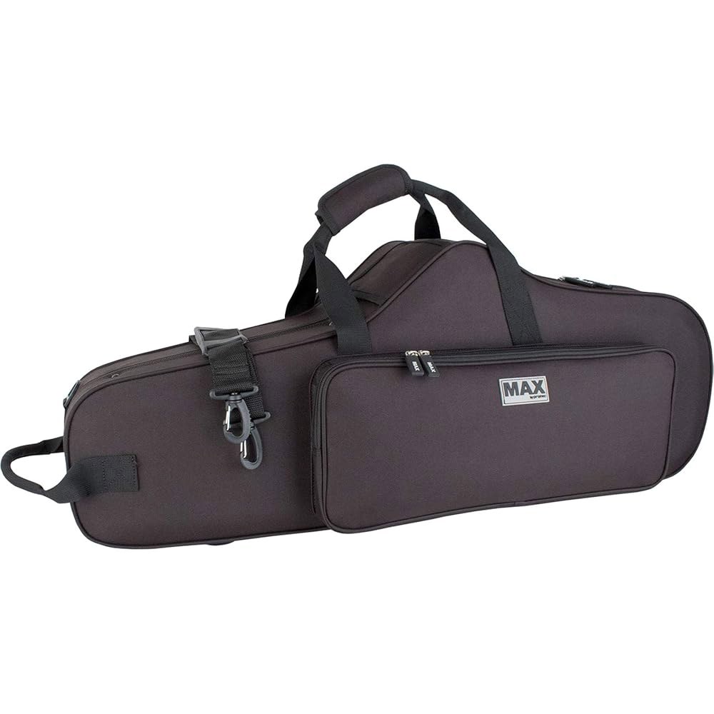 백팩 스트랩이 있는 프로텍 MX305CT 맥스 테너 색소폰 케이스, 블랙 Tenor Sax Case - 상품 이미지