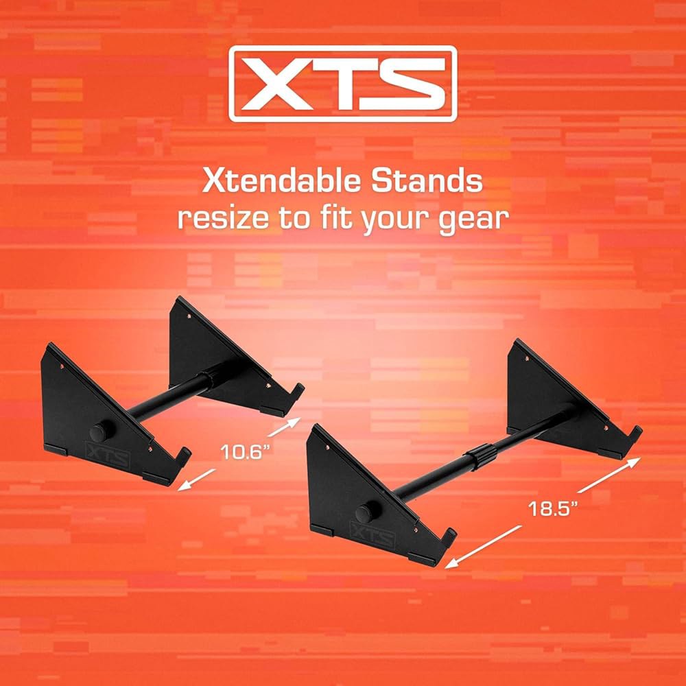 XTS 데스크톱 스탠드, 대형 10.6인치 - 18.5인치 크기, 샘플러 / 신스 미디 컨트롤러 드럼 머신, Akai MPC Live 3 & 2 Ableton Push 네이티브 - 상세 이미지 2