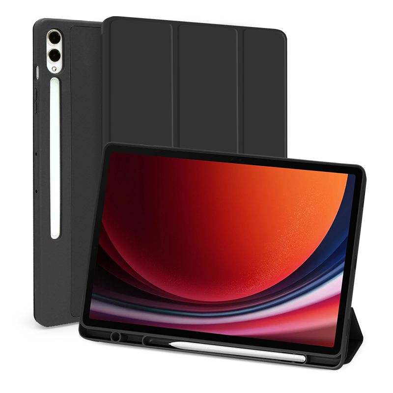 데이웍스 갤럭시탭 S10+ S9+ 플러스 북커버 케이스 S펜 수납 스마트 커버 - 상세 이미지 2