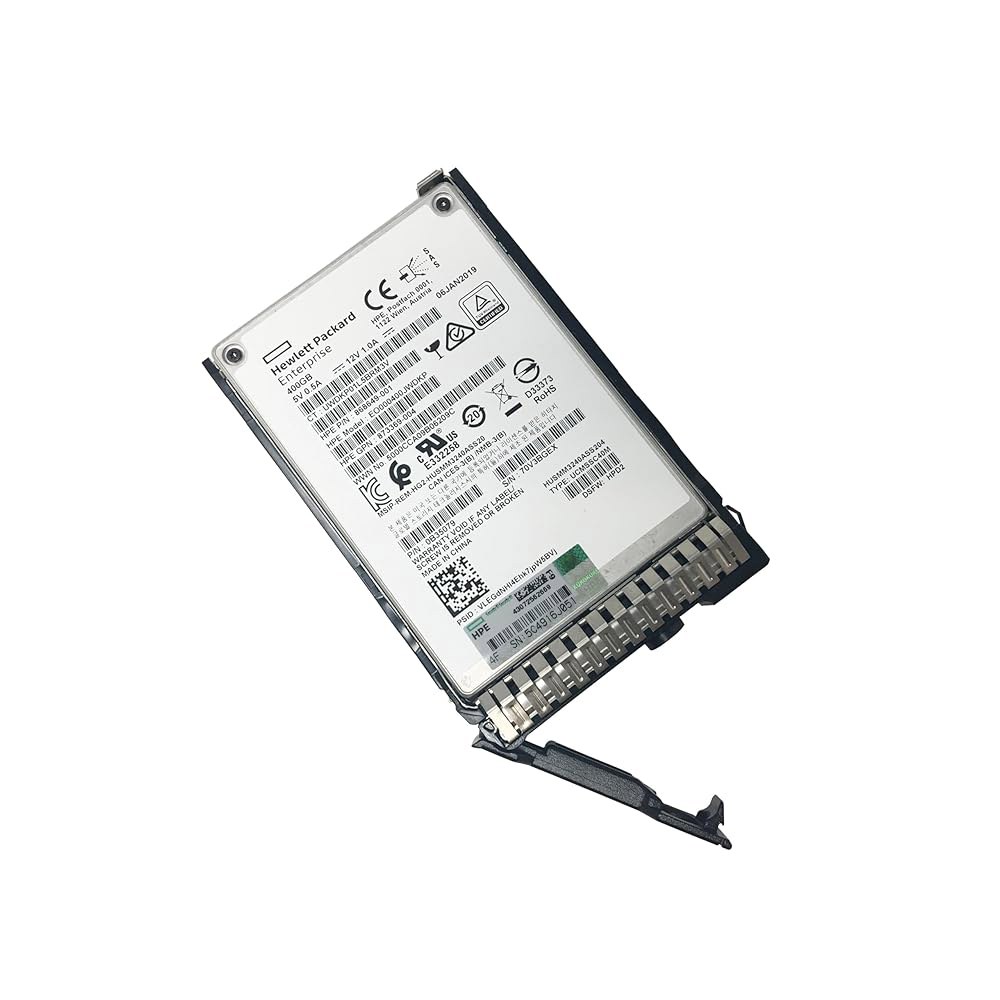 E 쓰기 집약적 솔리드 스테이트 드라이브 400GB SAS 12Gb/S 블랙(873351-B21) - 상품 이미지