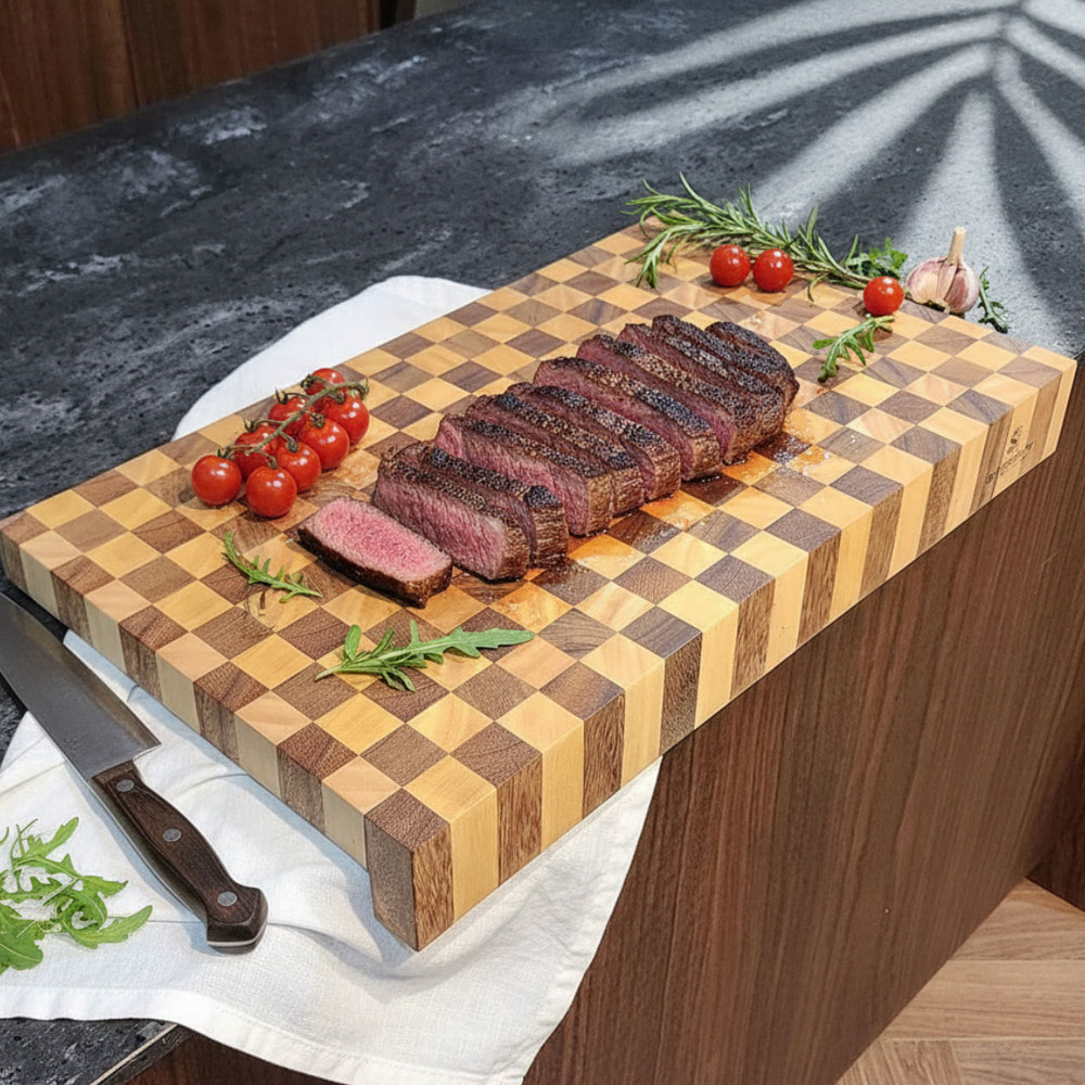 에비히슈테른 콘스탄티 빌트인 우드 도마 플레이팅 48x28cm, 레인트리 - 상세 이미지 5