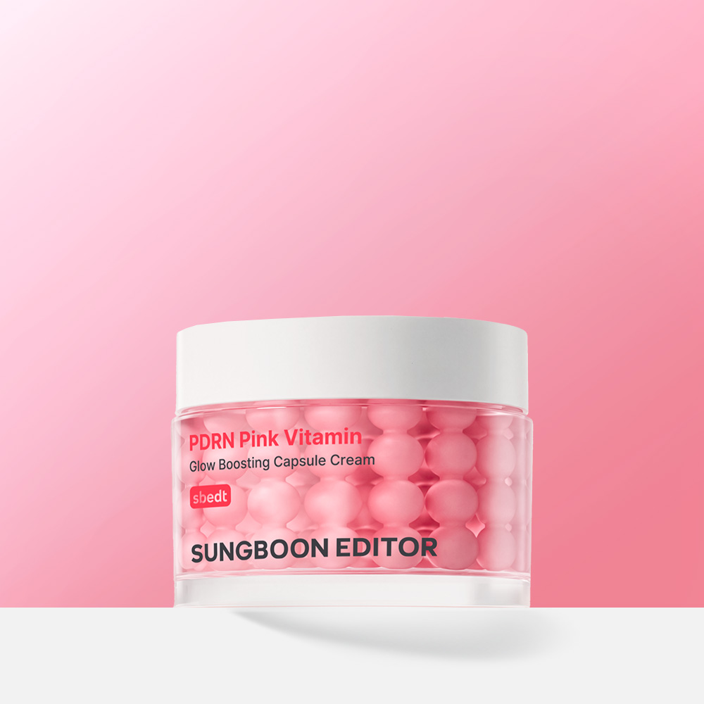 성분에디터 PDRN 핑크 비타민 글로우 부스팅 캡슐 크림 50ml, 1개 - 상품 이미지