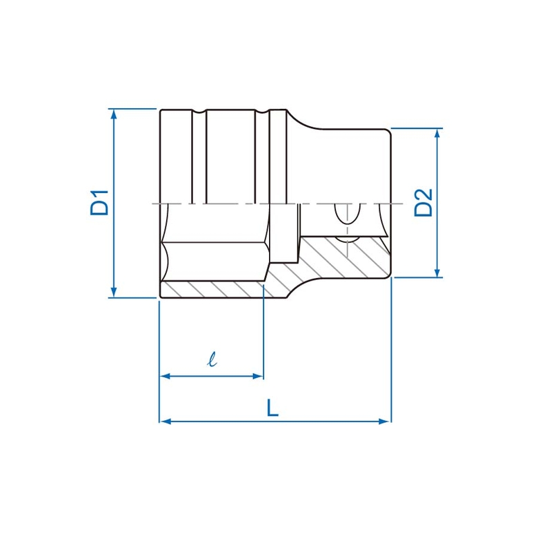 킹토니 핸드소켓 복스알 6P 1/2x9mm 433509MX - 상세 이미지 2