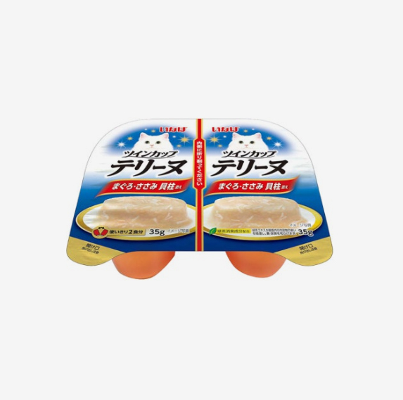 이나바 트윈컵테린 IMC-222 참치+닭가슴살+관자 35gx2개 - 상품 이미지