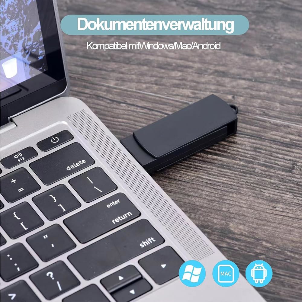 강의용 디지털 음성 녹음기 64GB - USB 충전식 딕타폰 업그레이드 소형 장치(64GB) 64GB - 상세 이미지 3