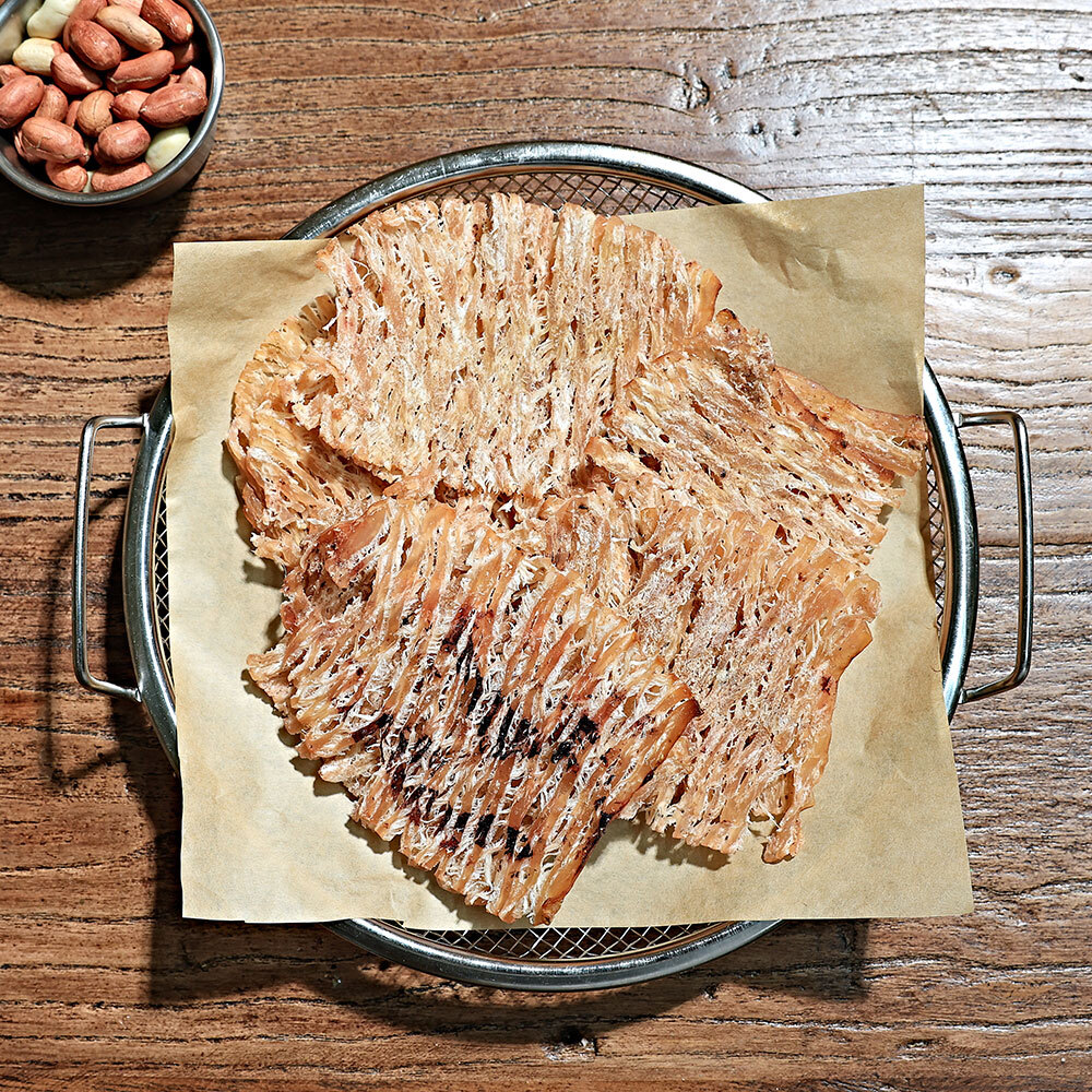 맥반석에 구워 쫄깃하고 고소한 조미 오징어 150g, 2개 - 상세 이미지 4