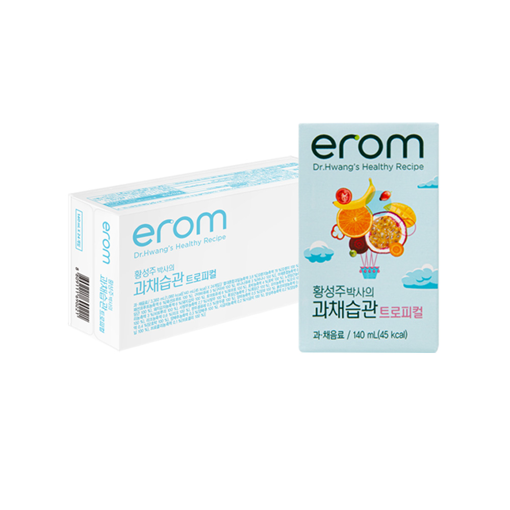 이롬 황성주의 과채습관 트로피컬, 140ml, 24개 - 상품 이미지
