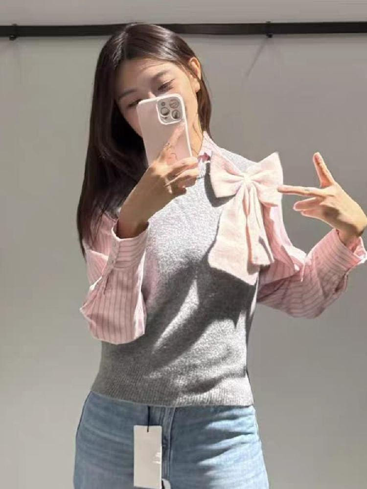 라운드넥 루즈핏 오버핏 반팔티셔츠 빅사이즈 여성 여름 여자 레이어드 로고 기본 이너 코튼 상세 이미지 3