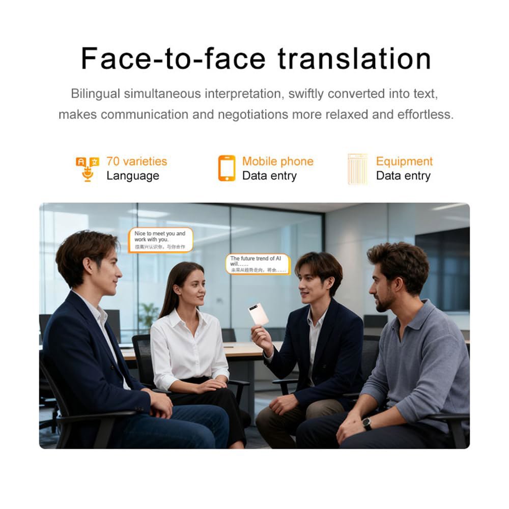 AI 음성 녹음기, 앱 제어, 기술을 통한 전사 및 요약, 64GB 메모리, 원터치 녹음, 강의, 회의, 보호 케이스 포함 통화용 오디오 녹음기 - 상세 이미지 3