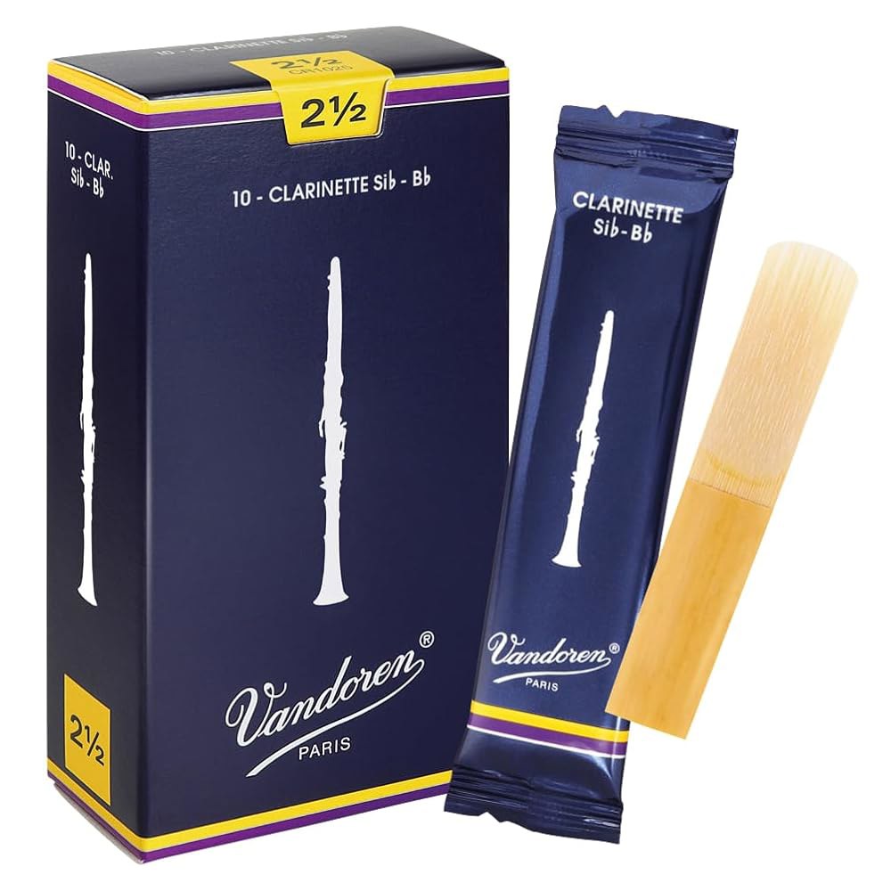 반도렌 CR1025 Bb 클라리넷 전통 리드 강도 2.5, 박스 10개 Strength 1 Clarinet - 상품 이미지