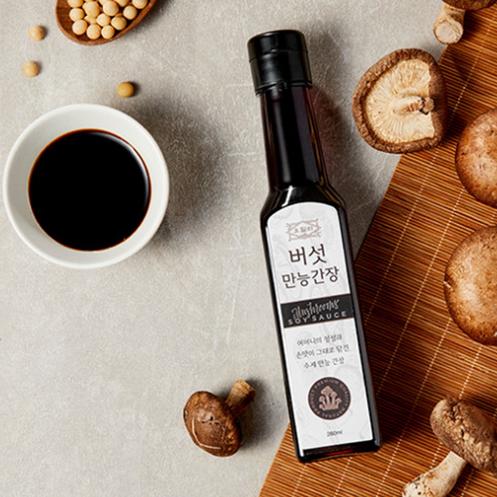 오밀리 버섯 만능간장 280ml 감칠맛 양념간장 냉장보관 OM-1003 - 상세 이미지 3
