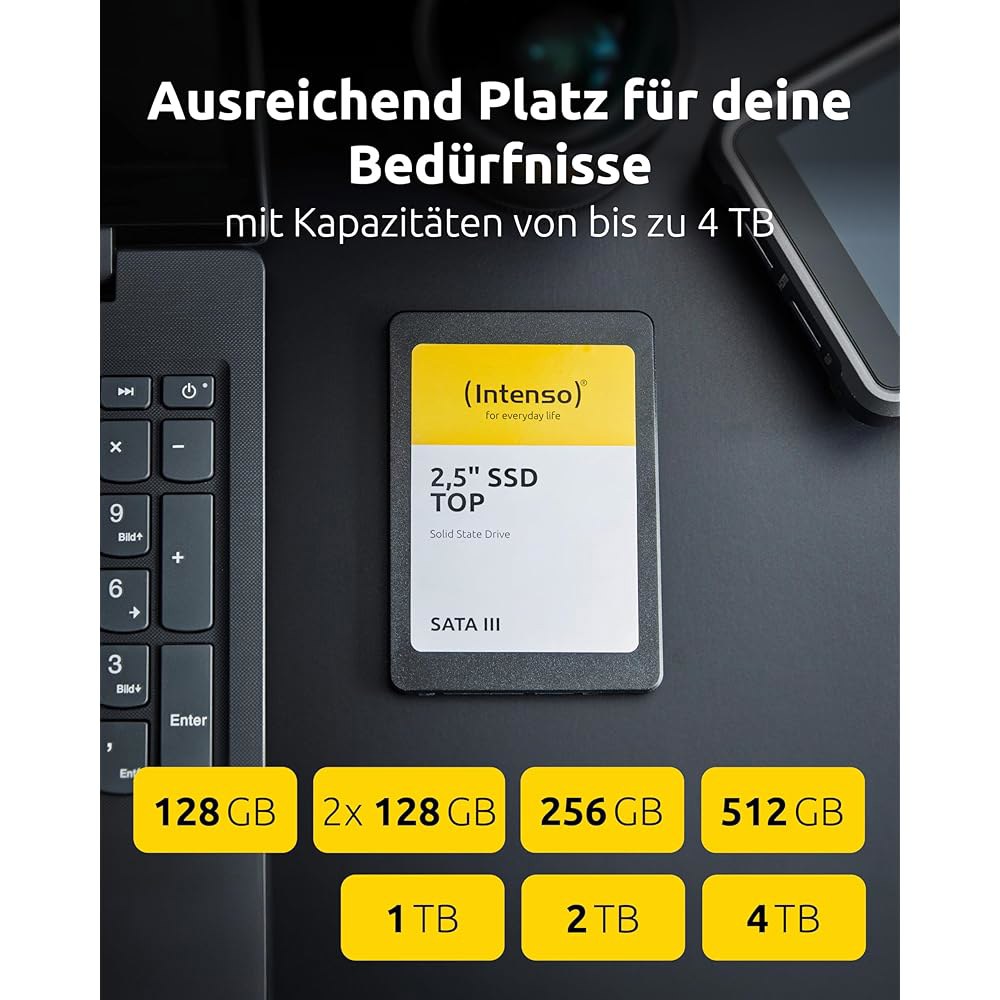 Intenso 2.5인치 256GB SATA III 프리미엄 성능 솔리드 스테이트 드라이브(3812440) 1 TB - 상세 이미지 3