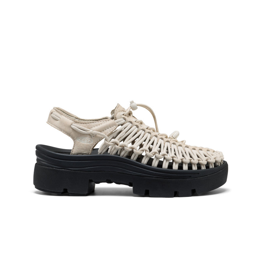 킨 KEEN 유니크 PLT 플랫폼 스트랩 샌들 스니커즈 운동화 슬리퍼 화이트, 230 - 상세 이미지 5